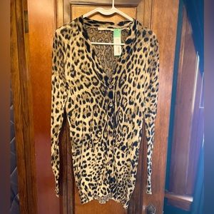 Leopard print sweater size medium Ellison (Stitch Fix) NWT